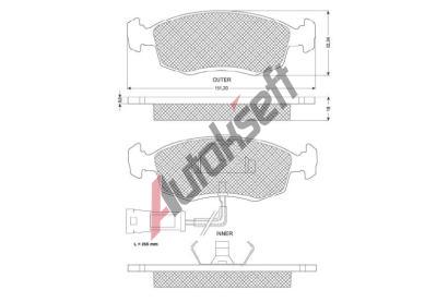 Starline Sada brzdovch destiek BD S157, 8592808013310