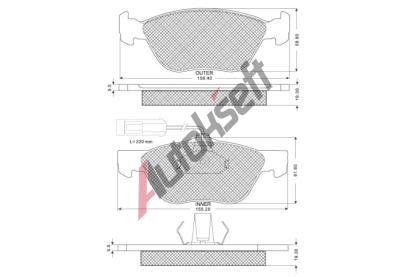 Starline Sada brzdovch destiek BD S162, 8592808013365