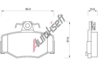 Starline Sada brzdov�ch desti�ek BD S163, 605986