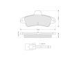 Sada brzdov�ch desti�ek&nbsp;Starline&nbsp;&dash;&nbsp;BD S176