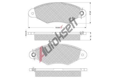 Starline Sada brzdovch destiek BD S181, 8592808013532