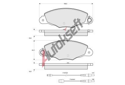 Starline Sada brzdovch destiek BD S198, 8592808013709