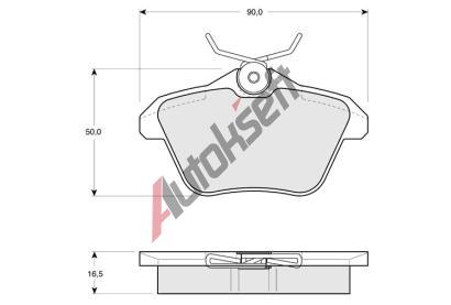 Starline Sada brzdovch destiek BD S206, 8592808013785