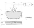 Starline Sada brzdovch destiek ‐ BD S207