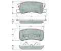 Starline Sada brzdovch destiek BD S220, K068028671AA