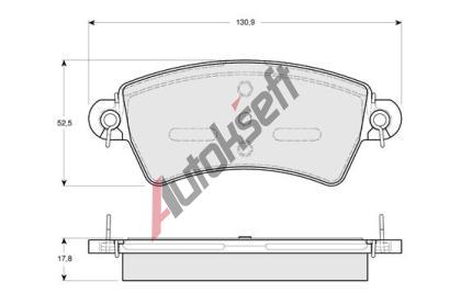 Starline Sada brzdovch destiek BD S233, 8592808014027
