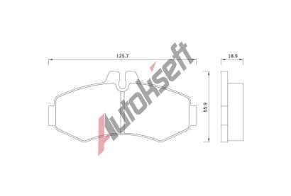 Starline Sada brzdovch destiek BD S241, 8592808014096