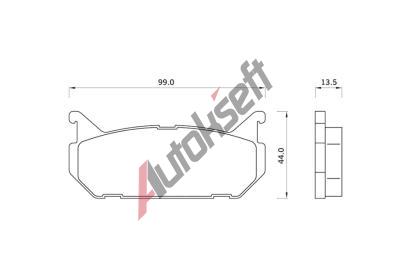 Starline Sada brzdovch destiek BD S246, 8592808014133
