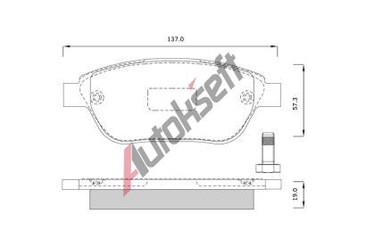 Starline Sada brzdovch destiek BD S248, 8592808014140