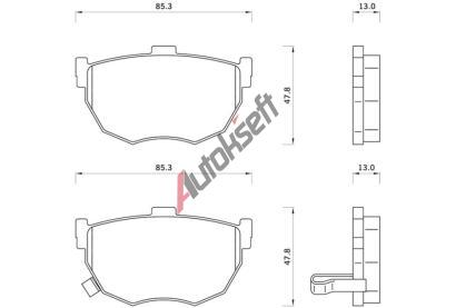 Starline Sada brzdov�ch desti�ek BD S258, 8592808014225