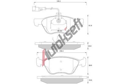 Starline Sada brzdovch destiek BD S259, 8592808014232