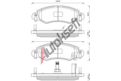 Starline Sada brzdovch destiek BD S263, 9214835