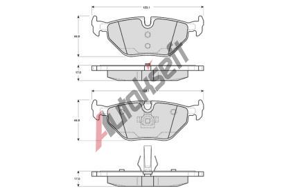 Starline Sada brzdovch destiek BD S270, 8592808014287