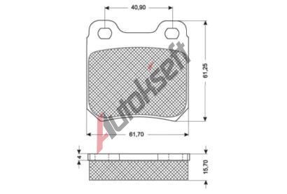 Starline Sada brzdovch destiek BD S276, 8592808014324
