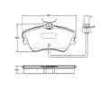 Sada brzdovch destiek Starline ‐ BD S288