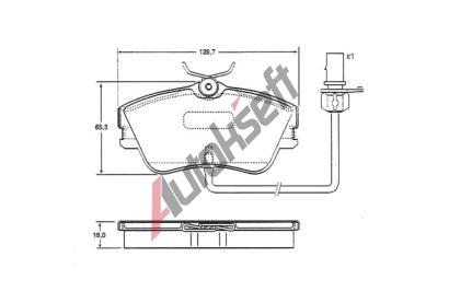 Starline Sada brzdovch destiek BD S288, 8592808014386