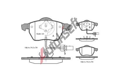 Starline Sada brzdovch destiek BD S301, 8592808014447