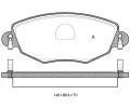 Starline Sada brzdovch destiek ‐ BD S313