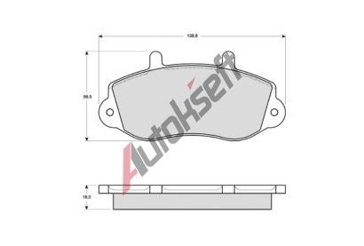 Starline Sada brzdových destiček BD S315, 8592808014577  Starline Sada brzdových destiček BD S315, 8592808014577