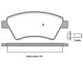 Starline Sada brzdovch destiek ‐ BD S329