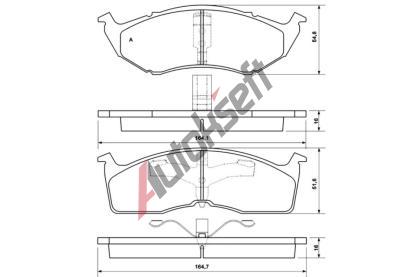 Starline Sada brzdových destiček BD S349, 8592808014843 Starline Sada brzdových destiček BD S349, 8592808014843