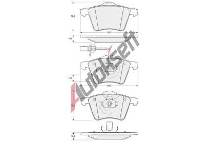 Starline Brzdov destiky, sada BD S354, 607156