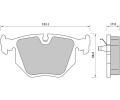 Sada brzdovch destiek Starline ‐ BD S363