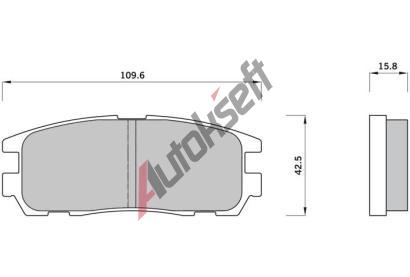 Starline Sada brzdovch destiek BD S366, 8592808015000