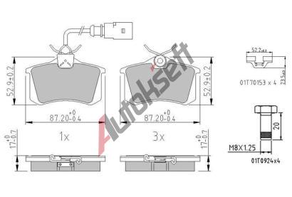 Starline Brzdov destiky - PLATINIUM BD S375-PL, BD S375