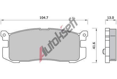 Starline Sada brzdovch destiek BD S386, 8592808015208