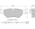 Sada brzdovch destiek Starline ‐ BD S396