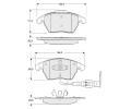 Starline Brzdov destiky, sada ‐ BD S833P