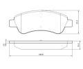 Starline Brzdov destiky, sada ‐ BD S842P