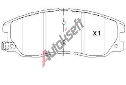 Starline Brzdov destiky, sada BD S852P, 95599732