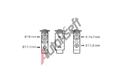 expanzní ventil DK E0012, 509688 expanzní ventil DK E0012, 509688