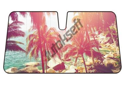 CARFACE Clona na eln sklo SUMMER PALM TREE II 140*68cm DO CF344094, CF344094