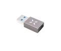 FIXED Redukce z hlinku USB-C na USB-A, ed DO FIXACUGR, FIXA-CU-GR