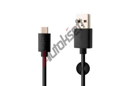 FIXED Datov a nabjec kabel USB/USB-C, 1m ern DO FIXDUCBK, FIXD-UC-BK