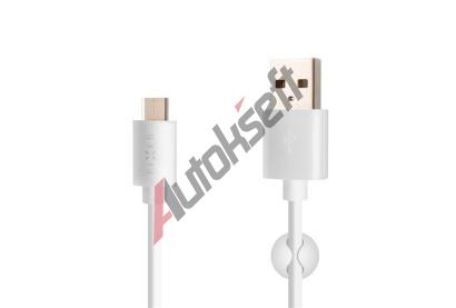 FIXED Datov a nabjec kabel USB/USB-C, 1m bl DO FIXDUCWH, FIXD-UC-WH