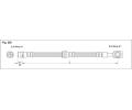 Starline Brzdová hadice - 410 mm HA CC.1243, 1 987 476 805