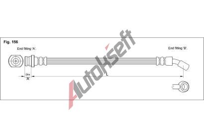 Starline Brzdov hadice - 280 mm HA DH.1206, 51540-80151