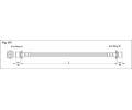 Starline Brzdov hadice - 317 mm HA EB.1276, 9008094205