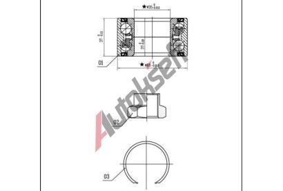 Starline Sada loiska kola LO 03441, N0122921