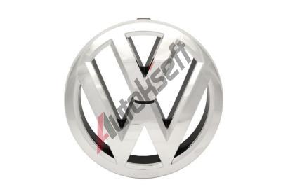 ORIGINAL Pedn znak "VW" chrom/ern [10-] VAG 1T0853601EULM, 1T0853601EULM
