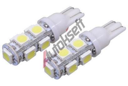 Compass ��rovka 9 SUPER LED 12v T10 b�l� 2ks CMP 33719, 33719