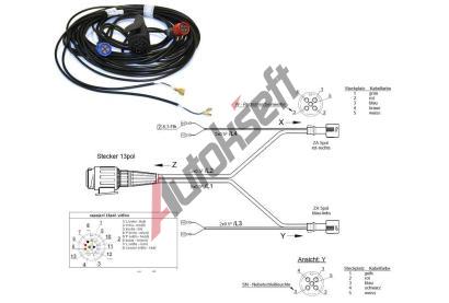 Kabel 4,55 m, 13.pl. DO AGAD43011219, 8595132708952