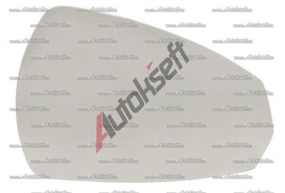 P sklo zptnho zrctka s plastovm drkem [12-] 12.64.216, 8V0857536D