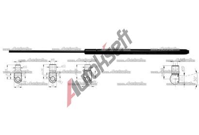 Starline plynová vzpěra - okno 5.dveří - KOMBI 14.15.806, 51248190688 Starline plynová vzpěra - okno 5.dveří - KOMBI 14.15.806, 51248190688