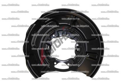 L prachový štít zadního brzdového kotouče 28.72.343, 2304201344 L prachový štít zadního brzdového kotouče 28.72.343, 2304201344