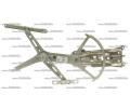 L stahovac mechanismus okna - pedn - BEZ MOTORU 32.53.853, 8052740819031